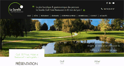 Desktop Screenshot of golf-lasorelle.com